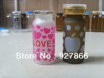 

CUSTOM SPECIAL Vials,8ml/10ml/12ml Glass Vials + Silicone Stopper +Flip Off Caps,Special Glass Bottles For Your Products