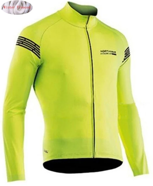 Beste NW 2018 Wielertrui Winter Thermische Fleece Fiets Fietsen Jersey Jacket Warm Winter Moutain Bike Kleding Northwave