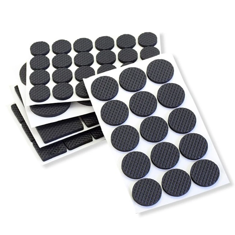 

Protecting Furniture Leg Feet TRP Rubber Pads Felt Pads Anti Slip Self Adhesive For Chair/Table/Desk/Wooden floor mat YH-460254