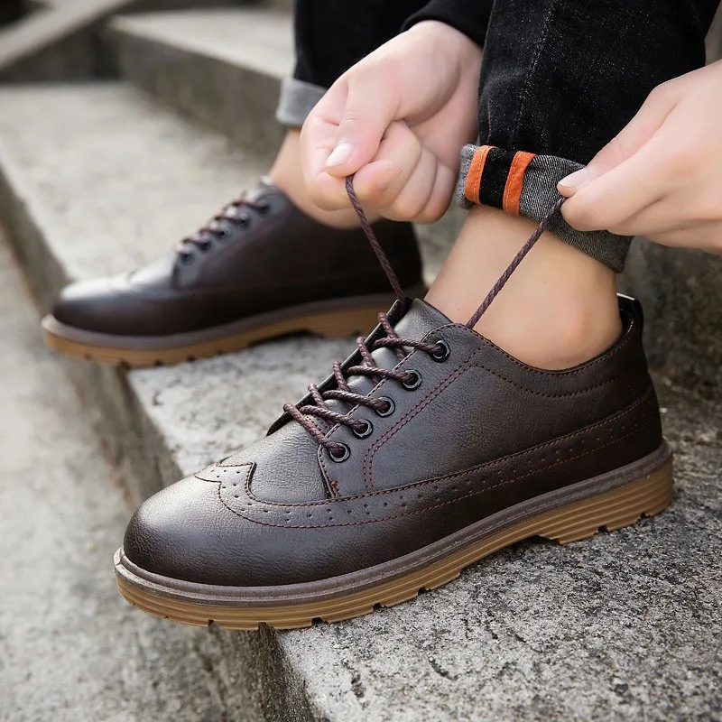 Sapatos Homens Alta Primavera cinza Preto marrom Qualidade Marca Confortáveis Mpx8116162 Couro Casuais De q6B5x6gw
