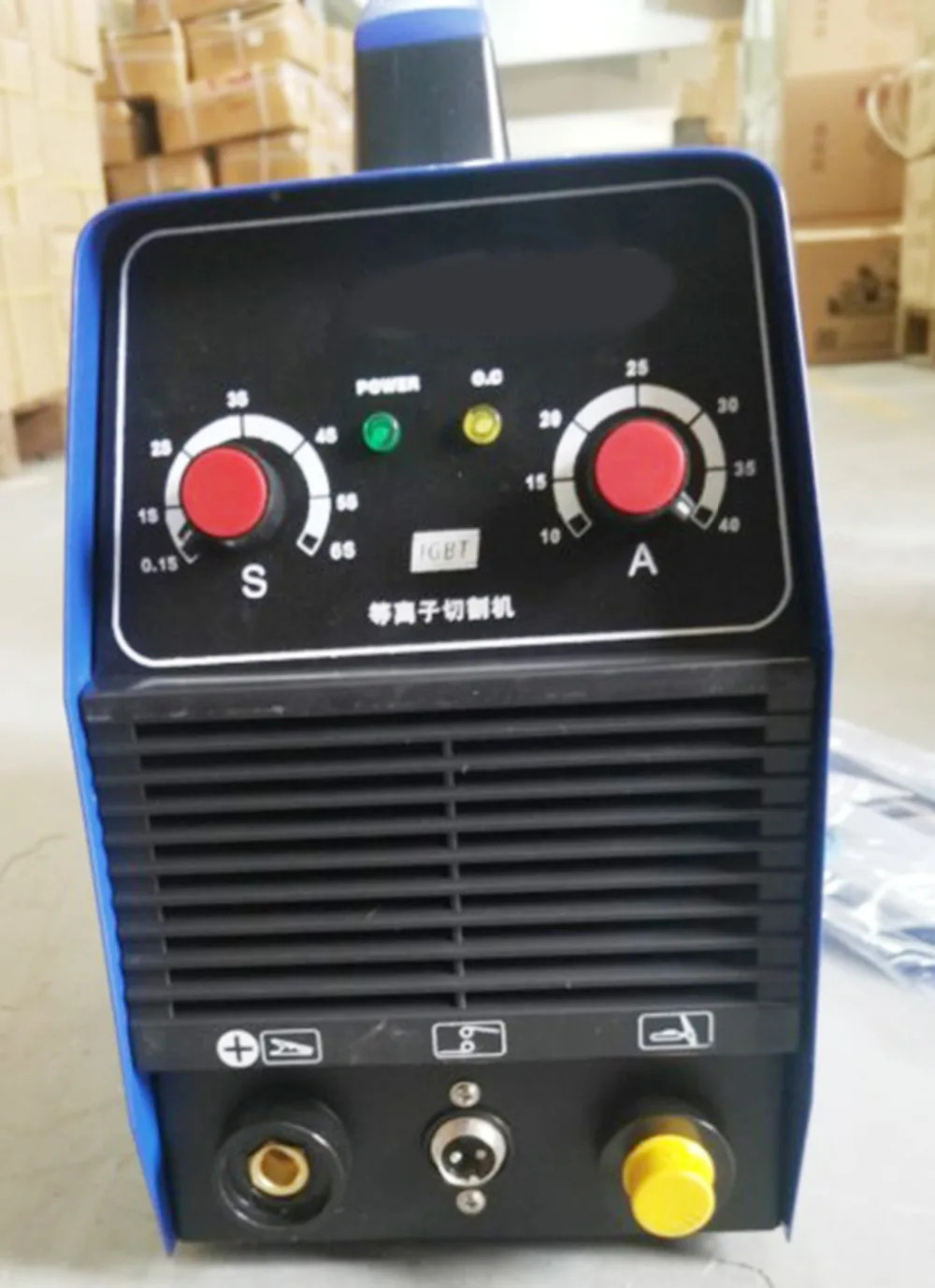 IGBT плазменный резак 220V аппарат для воздушно плазменной резки 16mm видео чистой