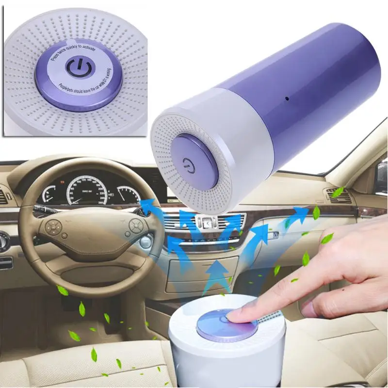 

Mini Auto Air Purifier Active Oxygen Air Freshener Cleaner Remove Odor Air Ozonizer Ozone Ionizer Generator Sterilization Germic