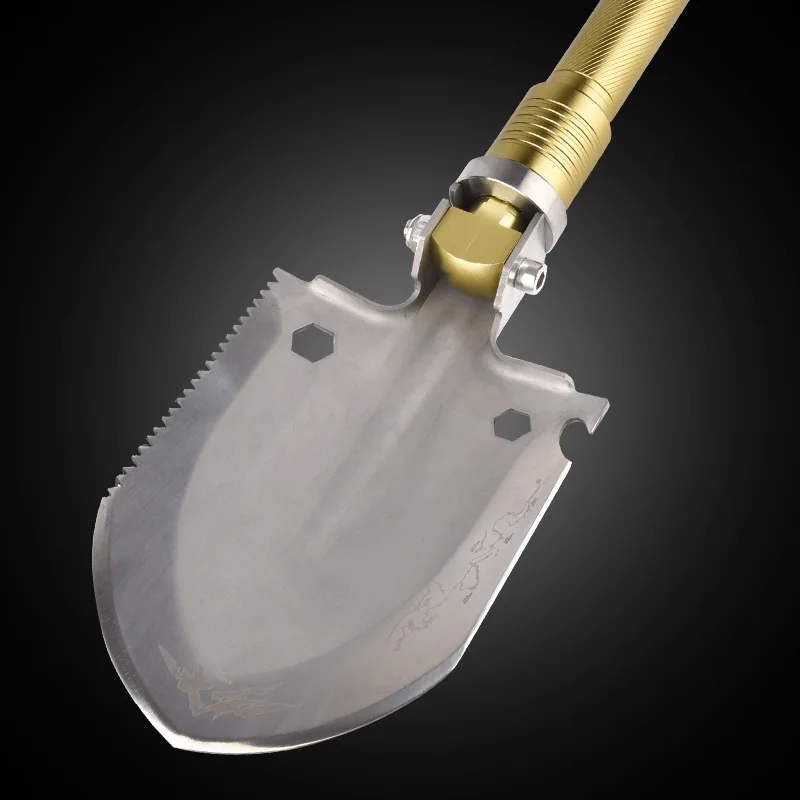 Multifunctional Folding Camping Shovel Survival Multi Knife Tactical Outdoor Spade Tools