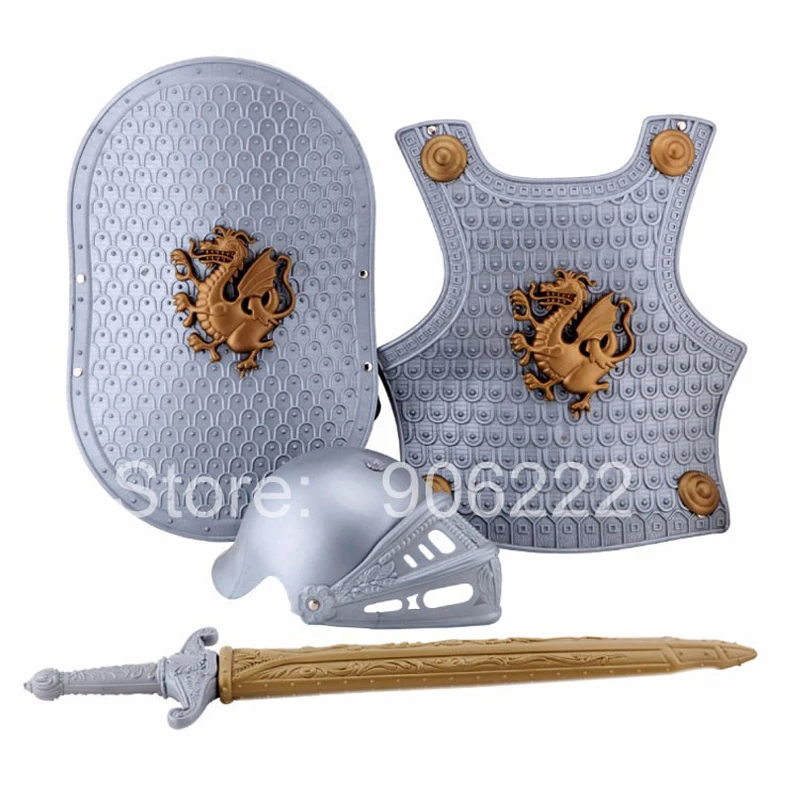 Kids Knight Set Small World Toys Imaginative Play Knight in Shining