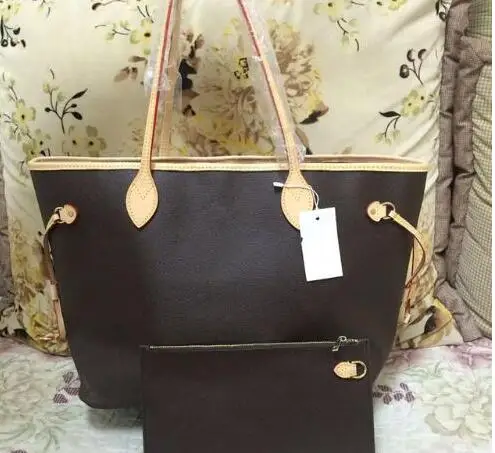 

2018 Hot selling! new fashion neverful GM/MM women handbag genuine leather bags free shipping