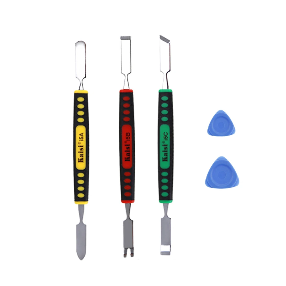 kaisi-5-IN-1-Dual-Ends-Metal-Spudger-Plastic-Guitar-Picks-Pry-Opener-For-iPhone-iPad - 