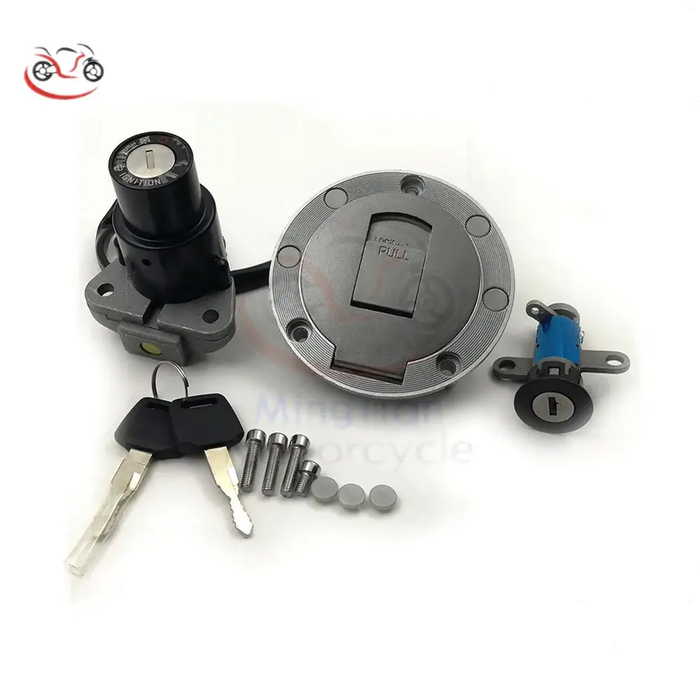 

Motorcycle Ignition Switch lock Gas Tank Cap Cover Seat Locks Keys Set For YAMAHA TZR125 TZR 125 TZM150 TZR150 TDM850 All Years