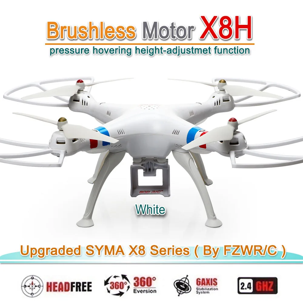 

FZWRC X8H Brushless Motor RC Quadcopter Upgraded By SYMA X8C X8W X8G X8HC X8HW X8HG Drone Helicopter with FPV Gimbal /No Camera