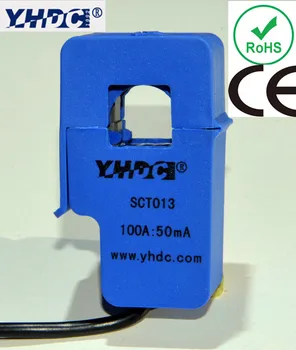 

Free shipping split core current transformer 0-100A AC sensor SCT013-000