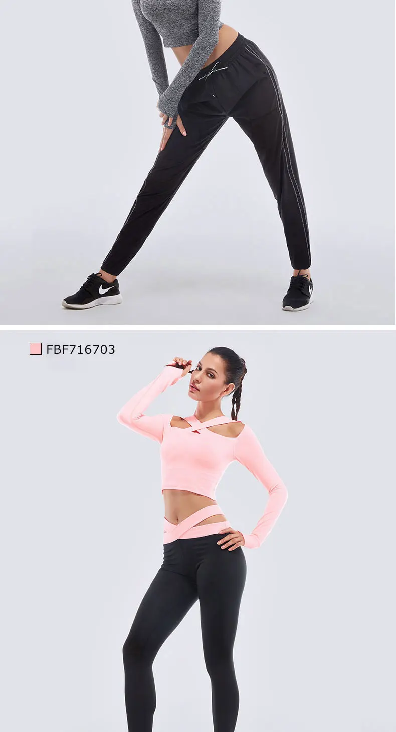VANSYDICAL Yoga Top For Women Yoga Shirts Long Sleeve Gym Shirts Fitness Clothing Shirt Female Sports Tops Women Sport Shirt bts 22