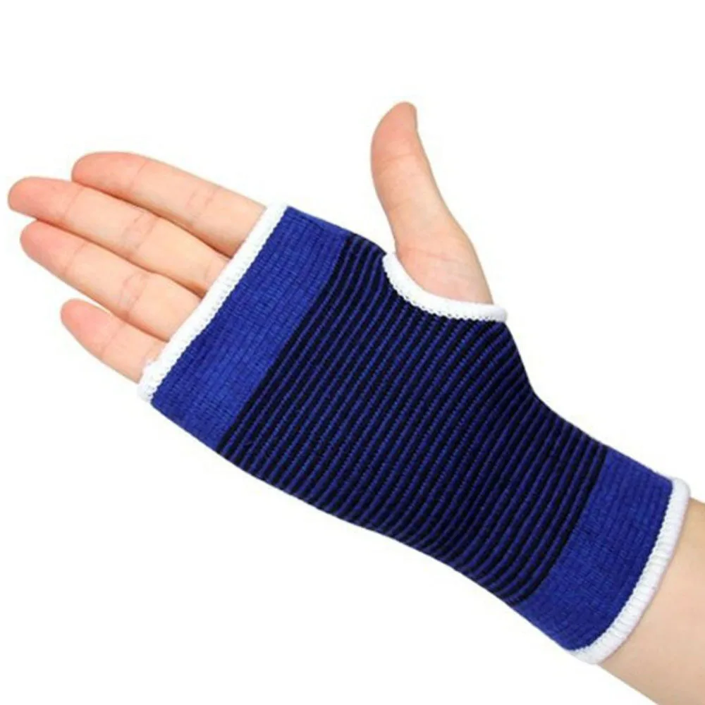 2 x Elastic Wrist Guard Hand Bracers Support Glove Palm Brace Sleeve