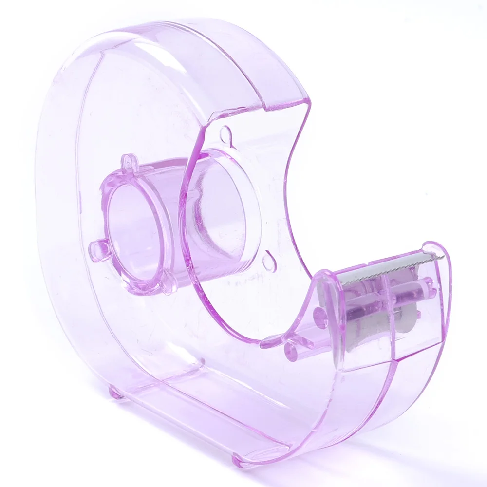 

1 Pc Sealing Packaging Parcel Plastic Width Tape Cutter Dispenser Random Color FINE