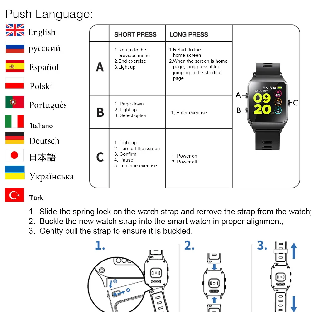 Makibes BR3 GPS 17 kinds sports Smart Watch Men IP68 Waterproof Wearable Devices Bluetooth Strava Fitness Tracker Bracelet