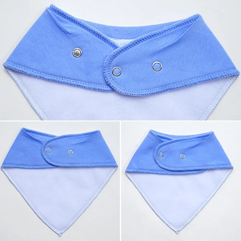 High Quality Baby Cotton Bibs Soft Solid Color Kids Bandana Bibs Newborn Baby Burp Cloths Feeding Scarf Baby Bed Accessories 5