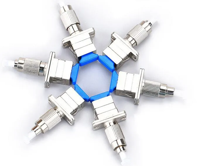 

6pcs Optical Power Meter And Visual Fault Locator Adaptor SC Female to FC Male Fiber Optic Adapter