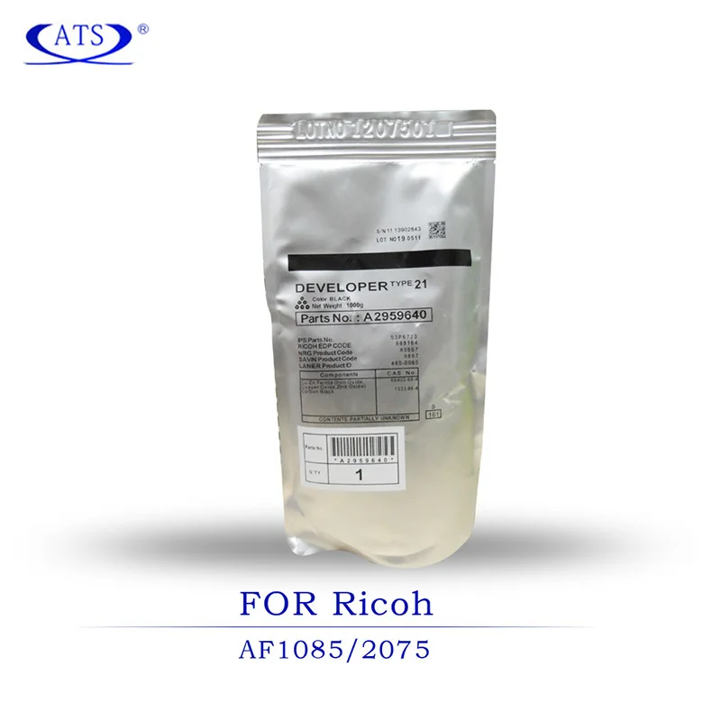 1000g Developer Powder Type 21 A2959640 for Ricoh Aficio AF 2075 1085