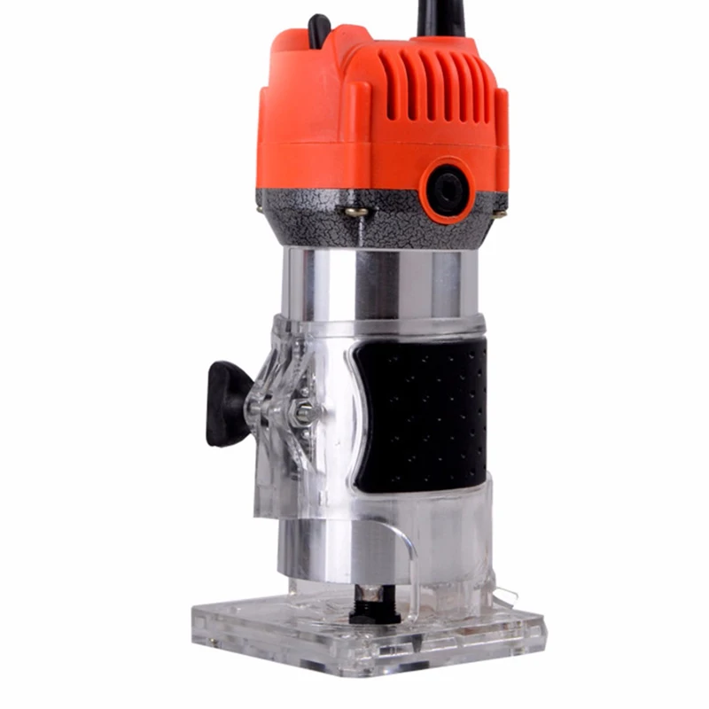 

450W Electric Hand Trimmer Wood Version Router 30000RPM Wood Router Trimmer Tools Router for Wood Engraving Drilling Tools