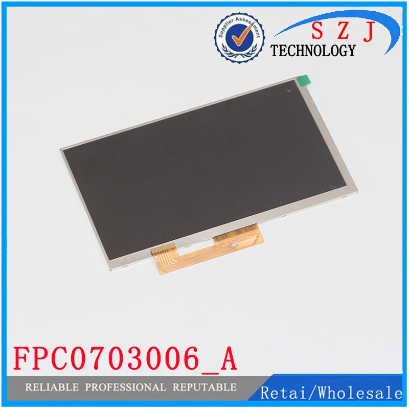 

Original 7'' inch LCD Display Matrix FPC0703006_A FPC0703006 3G TABLET 1024*600 LCD Screen Lens Frame replacement Free Shipping