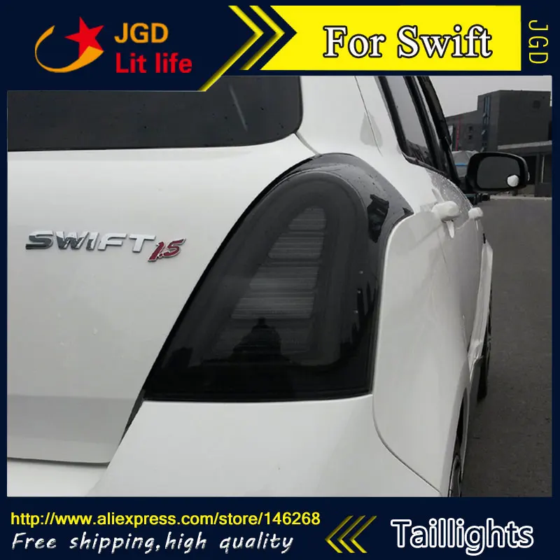 Car Styling tail lights for Suzuki Swift 2005 2014 LED Tail Lamp rear