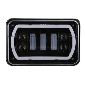 

VODOOL 1Pc 6*4" 45W LED Projector Headlight DRL Waterproof Work Light Lamp for Jeep Wrangler YJ Cherokee XJ Offroad Truck SUV