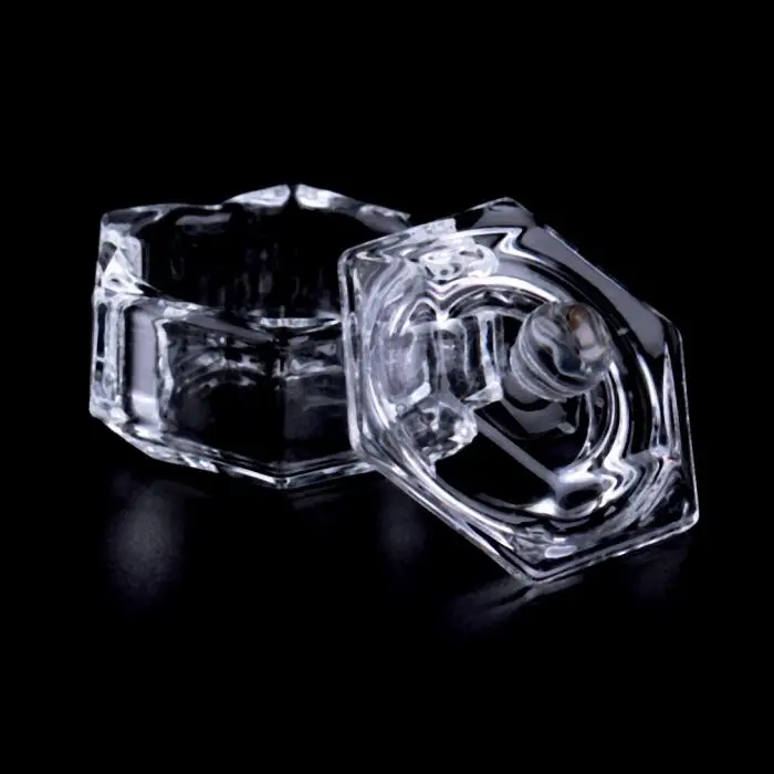 New Nail Art Acrylic Crystal Glass Dappen Dish Bowl Cup Clear Nail Tools CD88