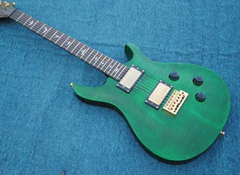 

Electric guitar, gold accessories, tiger veneer, factory custom