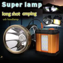 High quality 2018 usb cree xml led xpg headlamp recgargeable powerfull outdoor spotlight headlight for hunting fishing camping