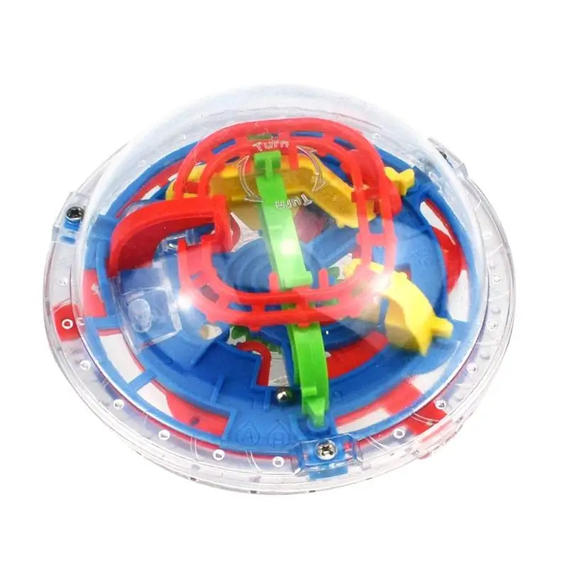 

3D Labyrinth Magic Intellect Ball Balance Maze Kids Puzzle Toy Games and Puzzles for Kids Kids Educational Toys 75 Barriers