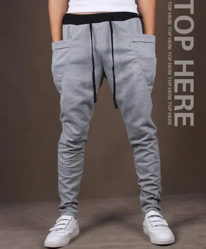 2016 New Arrival Men's Fashion Designer Trousers Men Casual Pants Slim