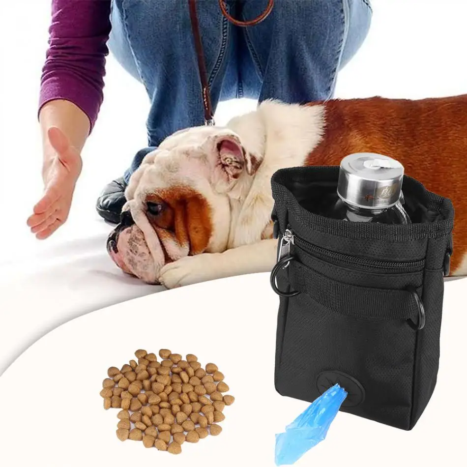 Dog Food Storage Container Dog Treat Bag Portable Puppy Dog Treat Snack bag Pet Storage Holder