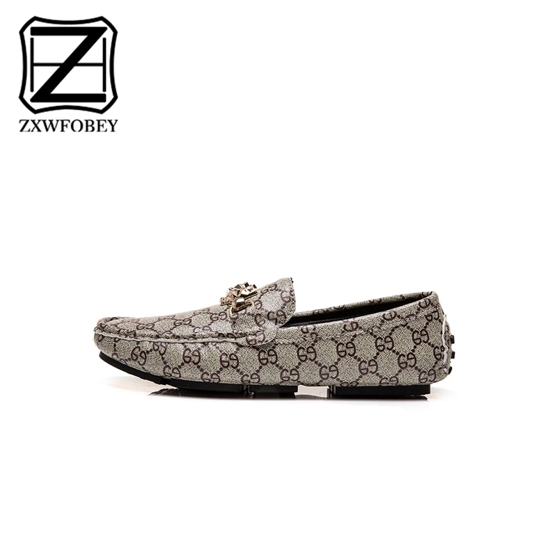 

ZXWFOBEY Men Cowboy Gommino Leisure Shoes Outdoor Large Size Fashion Outdoor Casua Loafers 47 48 Big Size