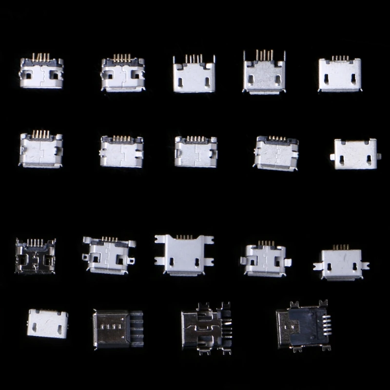 240 шт. 24 моделей Micro USB разъем Jack для MP3/4/5 lenovo zte huawei