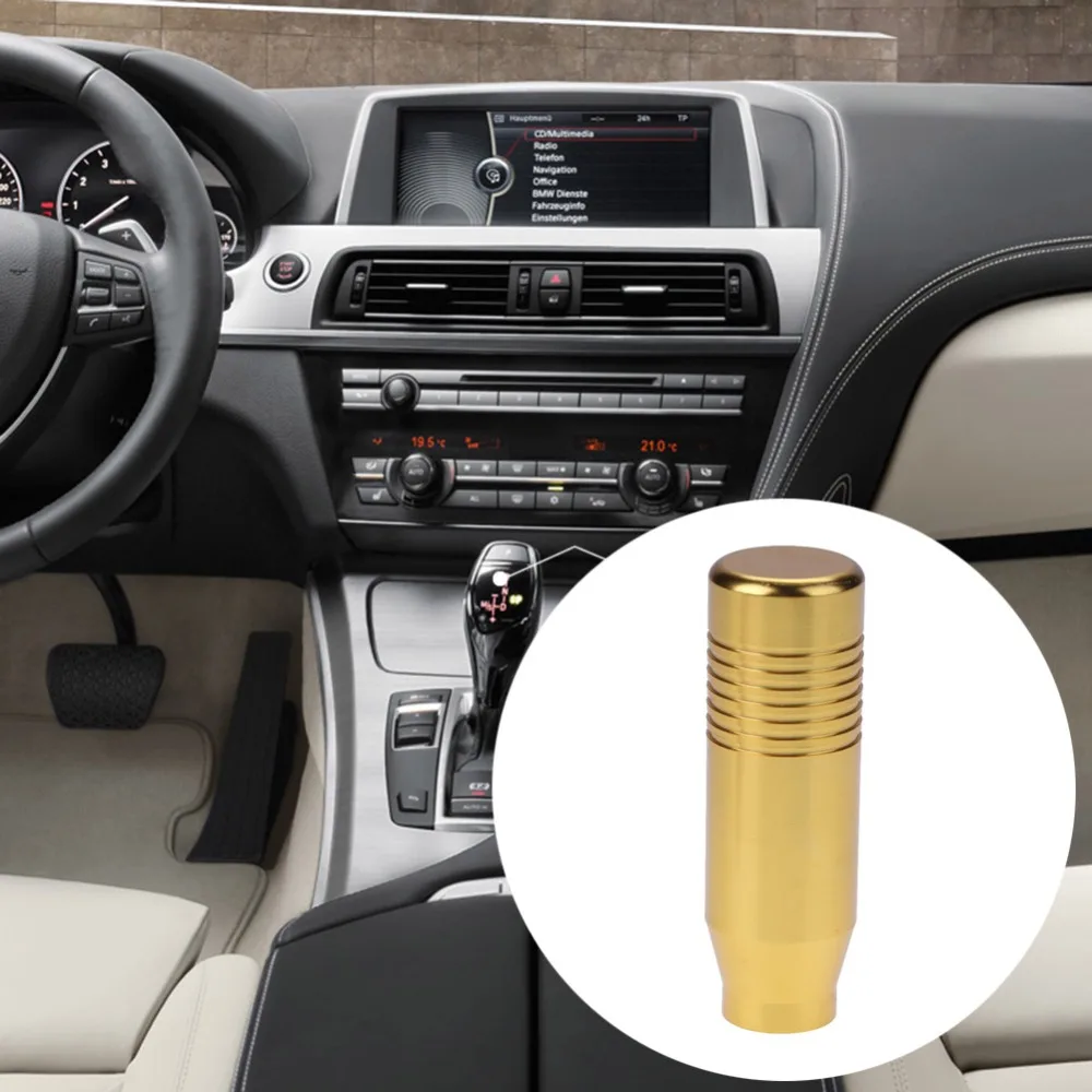 Universal Auto Manual transmisión engranaje Stick Shift perilla accesorios automotrices engranaje de aluminio palanca de cambio estilo de coche