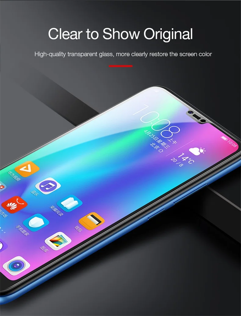 Tempered Glass screen protector   for Huawei P30 P20 Pro Honor 10 9 8  (3)