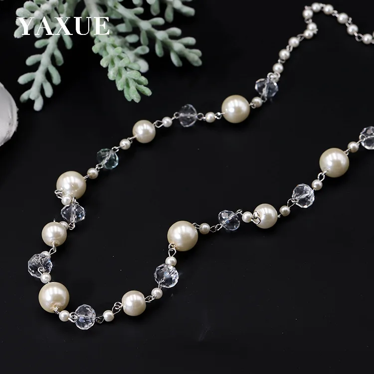 

Free Mail Natural Pearl Fashion Short Necklace Jewelry Natural Style Natural Simple Handmade Long Pearl Necklace Jewelry