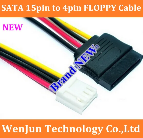 Free Shipping Sata 15pin Female To 4pin Female Itx Sata Power Coble