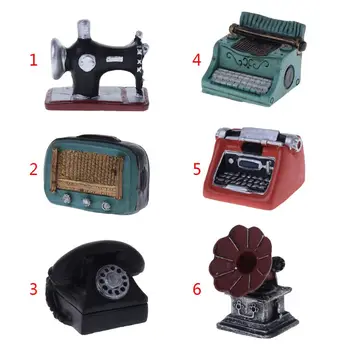 

Photography Props Baby Photo Shot Studio Vintage Retro Machine Radio Telephone Antique Mini Decoration Ornament