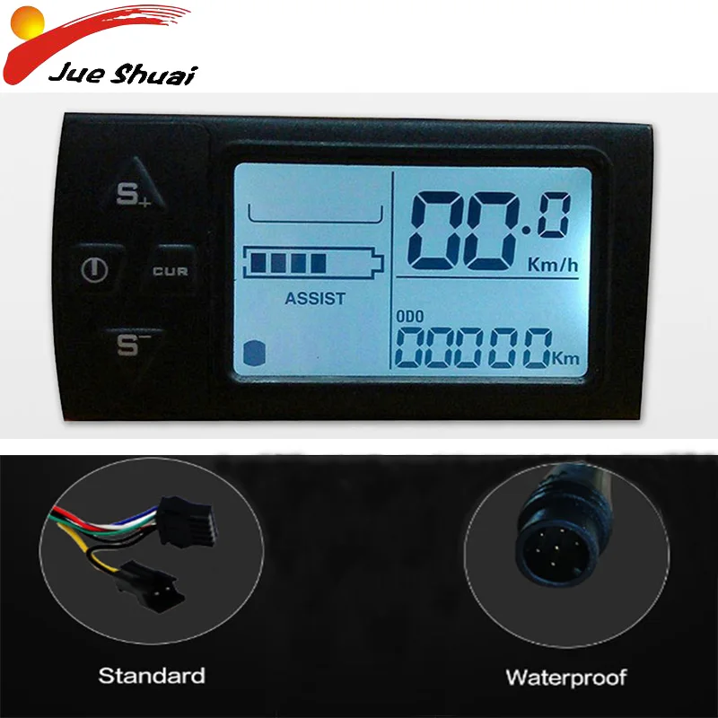 Discount 36V Electric Bike Intelligent LCD Display Bicicleta Eletrica Speedometer Control Panel Speed Display E Scooter Accessories Men 0
