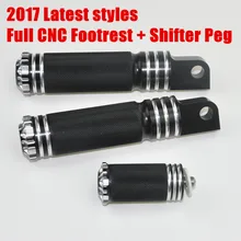 2017 Последние Мотоцикл Продукта ЧПУ Для Ног Foot Peg и Pegfit для Harley Dyna Softail Sportster Touring Shifter Бесплатная Доставка