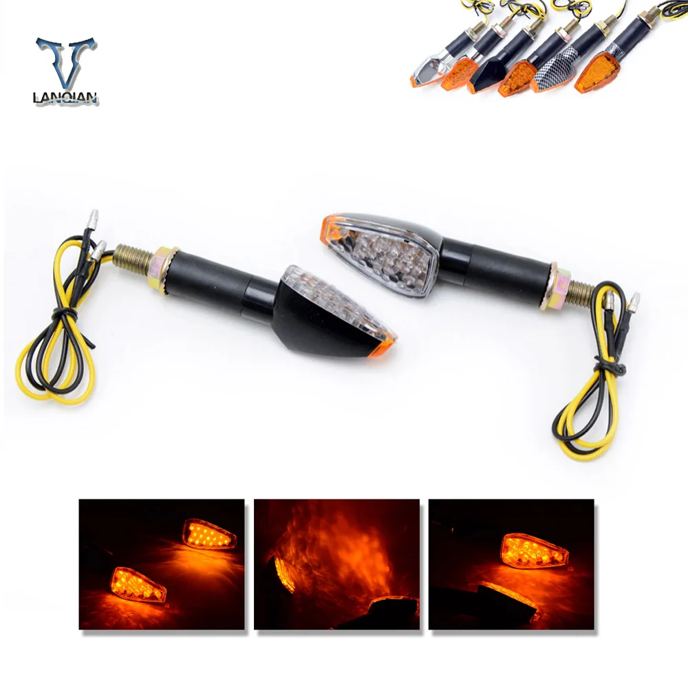 Universal LED Motorcycle LED Flexible Turn Signal Indicators Lights/lamp For hyosung gt250r GT650R gt650r GT 250r Turn Signal