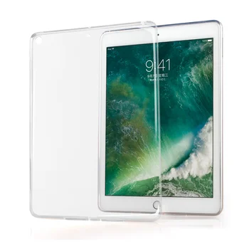 

For NEW iPad 9.7 2017 2018 TPU Cover With Ultra-Thin Impact Resistant Flexible Soft Transparent TPU Case for Apple iPad 9.7