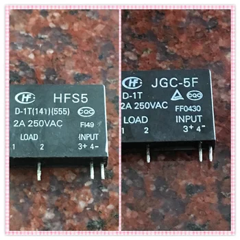 

JGC-5F HFS5 HFS5 D-1T D-1T(141)(555) Use the same 2A 250VAC 4PIN
