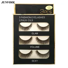 3D наращивание ресниц 15 пар для женщин и девушек макияж Толстые Накладные ресницы длинные черные Nautral ручной работы макияж красота инструмент