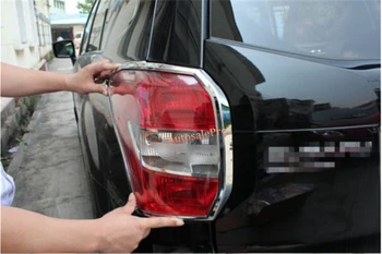

Chrome Rear Tail Light trunk gate Lamp frame Cover Trim For Subaru Forester 2013 2014 2015