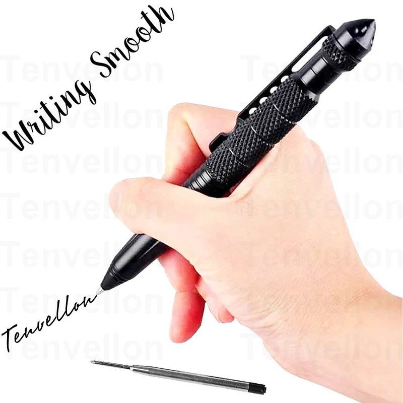 Tenvellon принадлежности для самозащиты 3 шт. ручка для самозащиты тактическая ручка для защиты острый головной инструмент для личной защиты функция письма