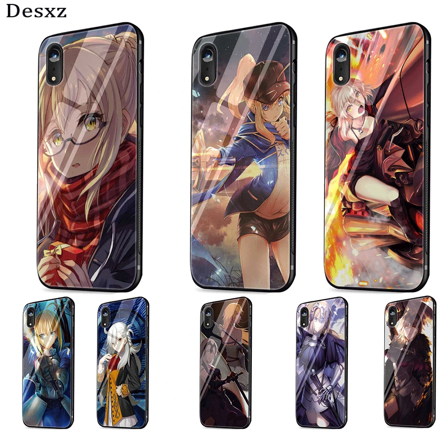 Fate Grand Order аниме ТПУ чехол для iPhone 11 Pro XR X XS Max 5 5S 6 6s 7 8 Plus Защита Крышки |