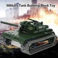 Новейший 453 шт технический военный пульт дистанционного управления rc танк может вращаться револьверная пусковая ракета строительный блок кирпичная игрушка