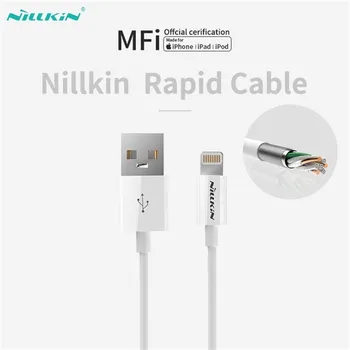

NILLKIN USB cable for iphone Xs max Xr X iphone 8 7 6 plus 6s plus MFI Lighting For ipad iPod mobile phone USB charger cord data