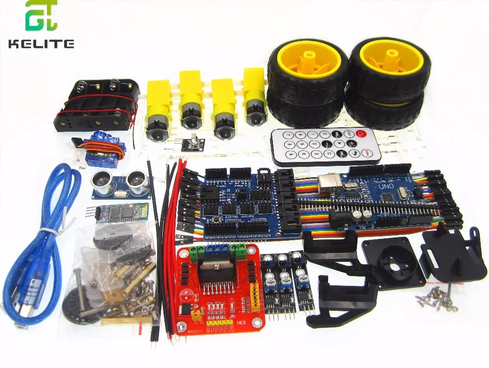 

Multifunction Bluetooth Controlled Robot Smart Car Kits