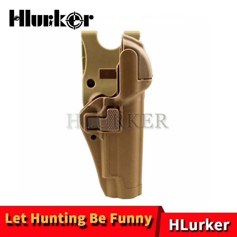 Hlurker Тактический Glock 17 кобура автоматический замок Duty пластиковый пистолет M1911 M92 P226 G17 кобура для пистолета чехол Охотничьи аксессуары